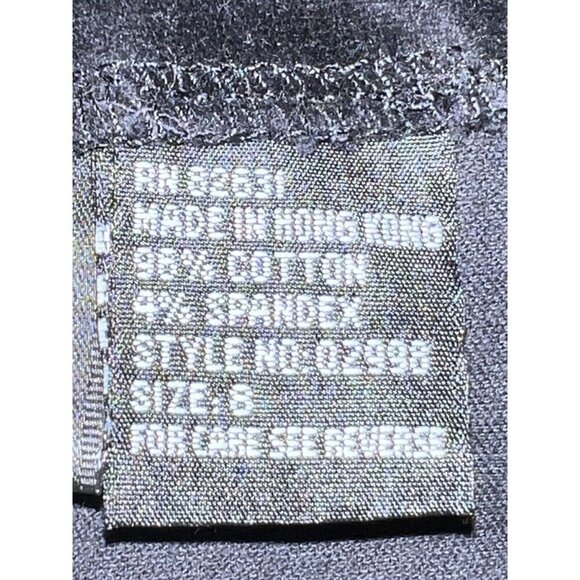 BOUTIQUE EUROPA Black Velvet Wide Waist Band Belt Straight Leg Pants Sz 8 - Picture 14 of 15